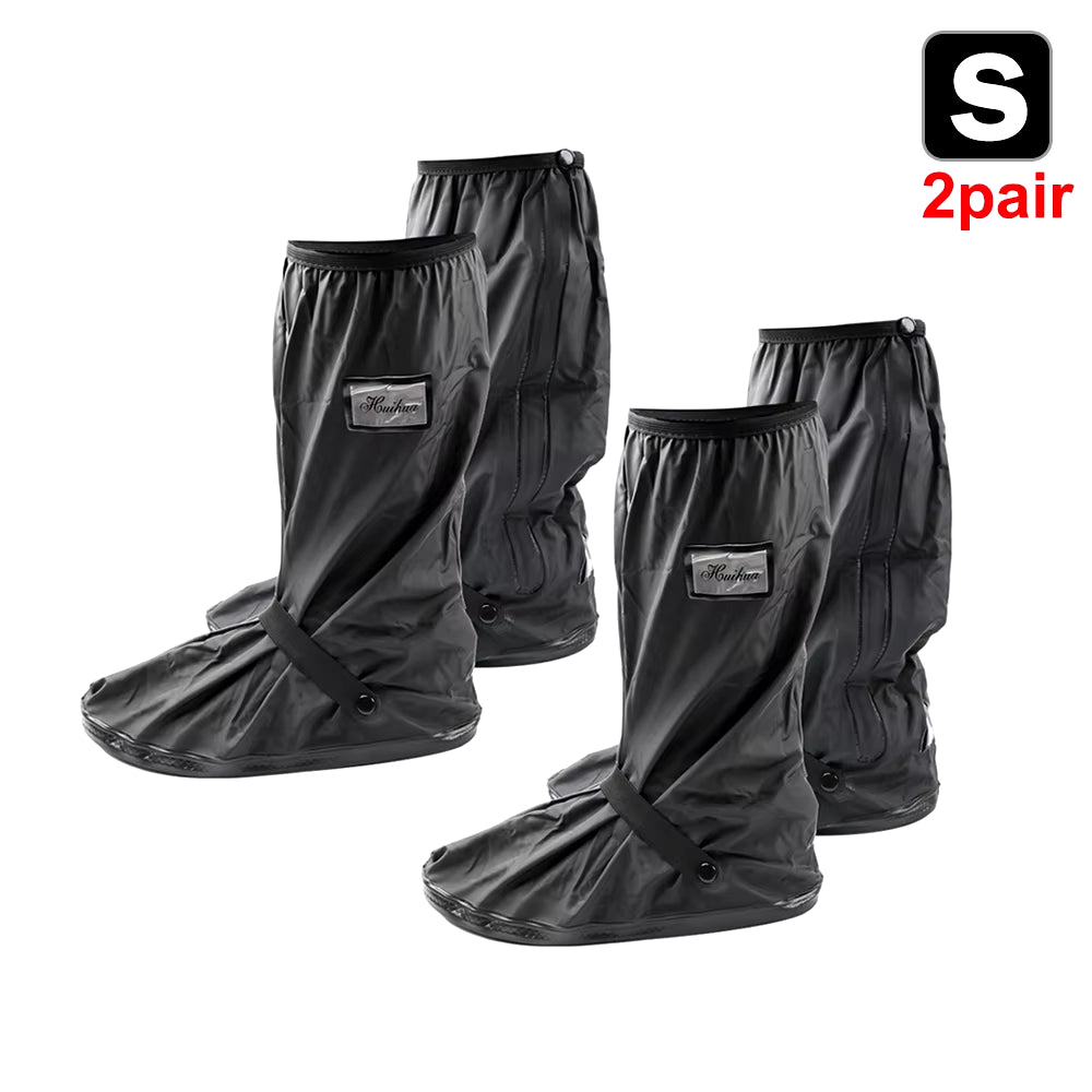 Durable Waterproof Motorcycle Rain Shoe Covers - Non-Slip Boot Protectors for All Weather Adventures