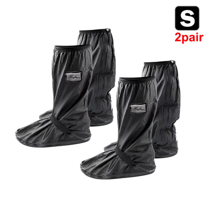 Durable Waterproof Motorcycle Rain Shoe Covers - Non-Slip Boot Protectors for All Weather Adventures