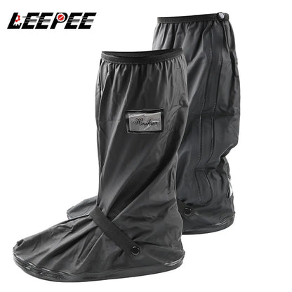 Durable Waterproof Motorcycle Rain Shoe Covers - Non-Slip Boot Protectors for All Weather Adventures